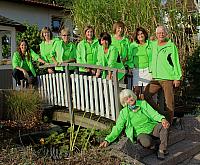 Gruppe im Hotelgarten